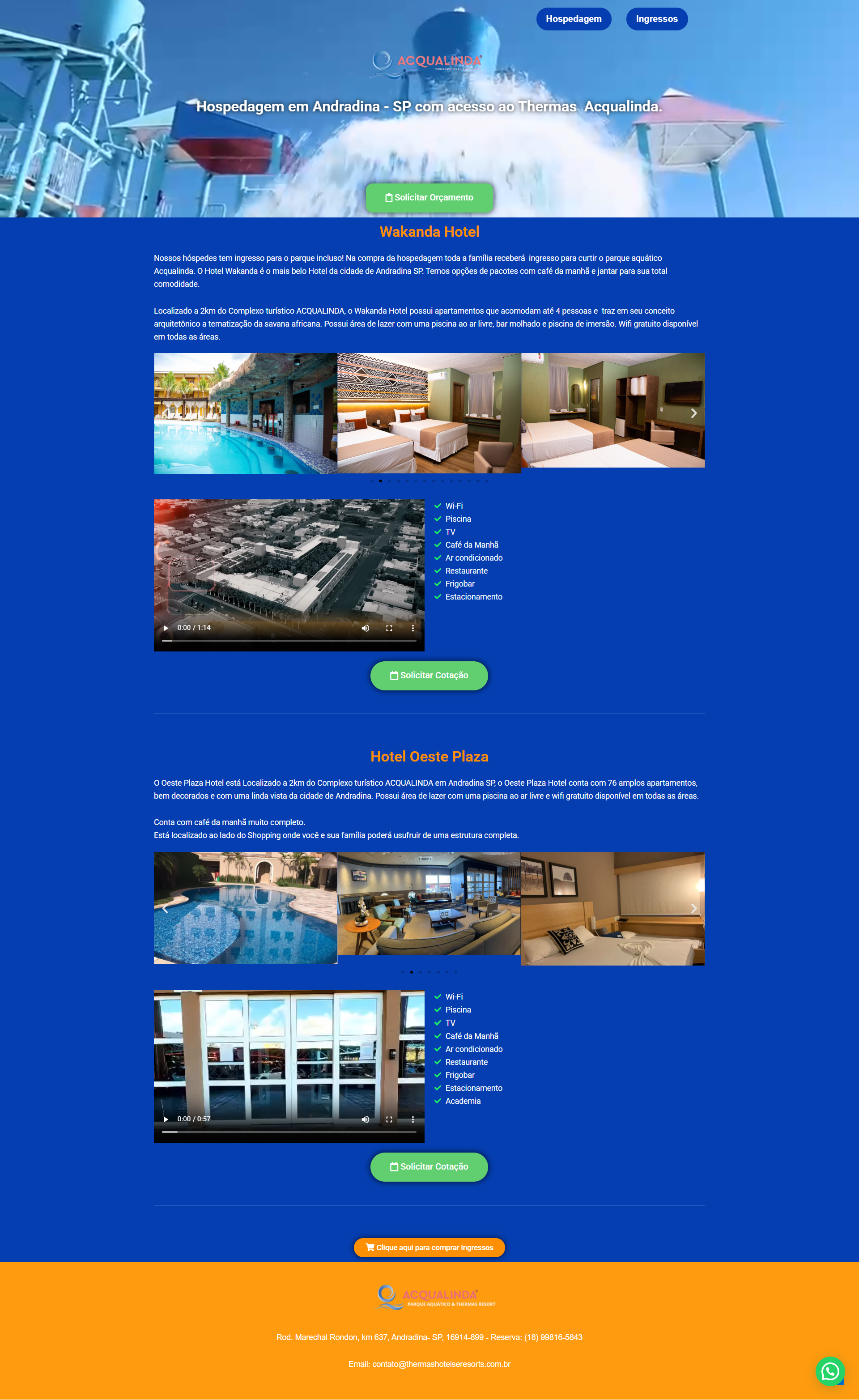 Acqualinda Hotelaria